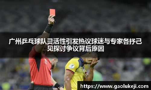 广州乒乓球队灵活性引发热议球迷与专家各抒己见探讨争议背后原因